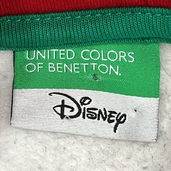 United Colors of Benetton X Disney Mickey Mouse Cotton Fleece Hoodie size S - Picture 12 of 13